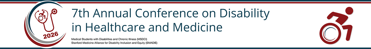7th Annual Conference on Disability in Healthcare and Medicine Banner